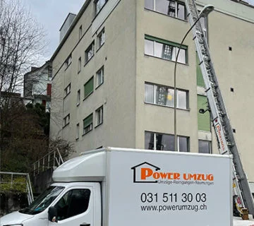 Möbellift mieten Bern, Möbelaufzug Bern, Umzug mit Möbellift