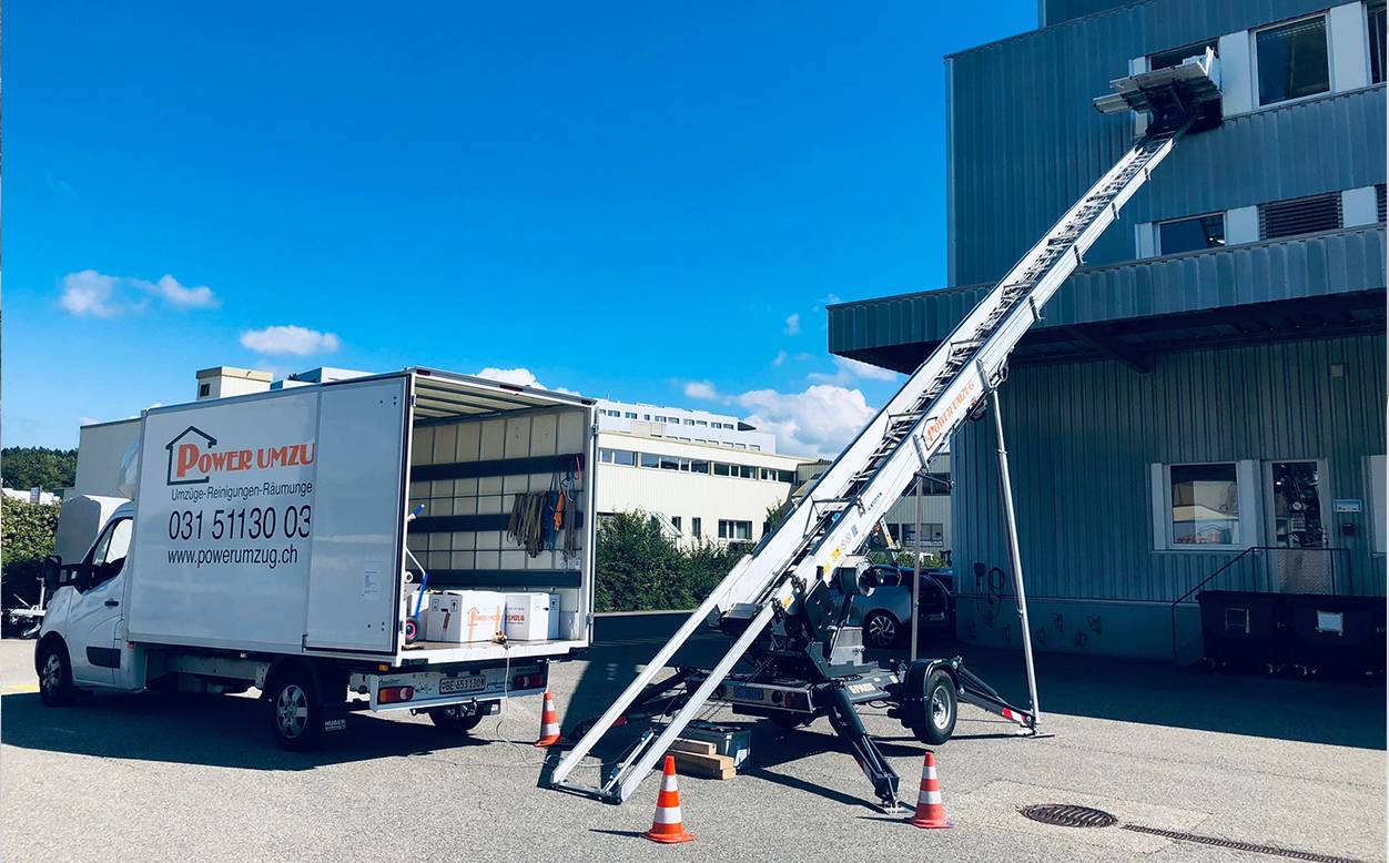 Möbellift mieten in Bern – Power Umzug GmbH